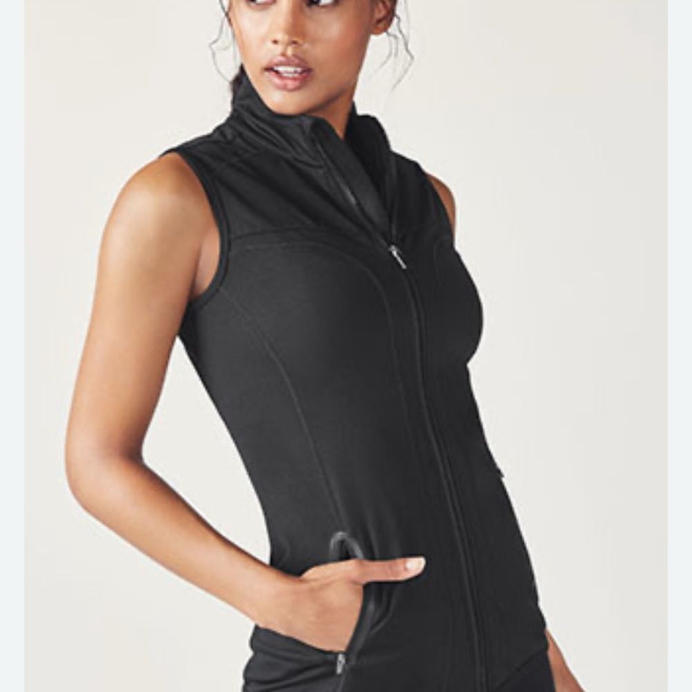 Fabletics Black Jojo Vest Size XS